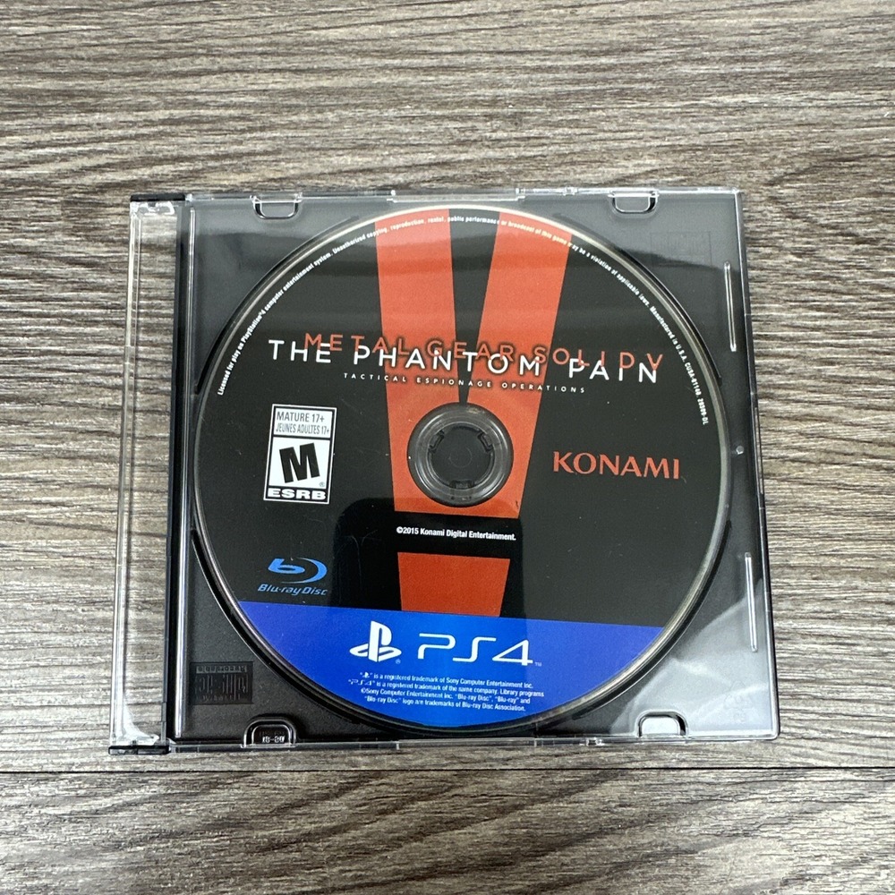 Metal Gear Solid V : The Phantom Pain (Sony PS4, 2015) Disc Only‎
